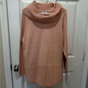 Calvin Klein Blush Cowl Neck Sweater